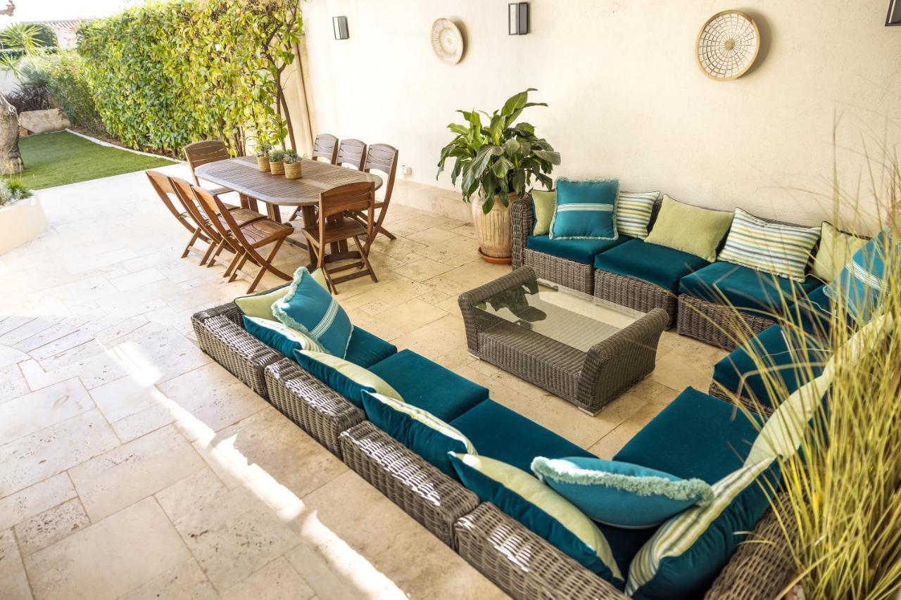 Villa Montfleuri, Vieille Ville A Pieds, Vue Mer, Piscine, 8 Pers سانت ماكسيم المظهر الخارجي الصورة